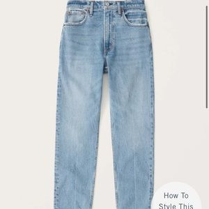 High rise mom jeans